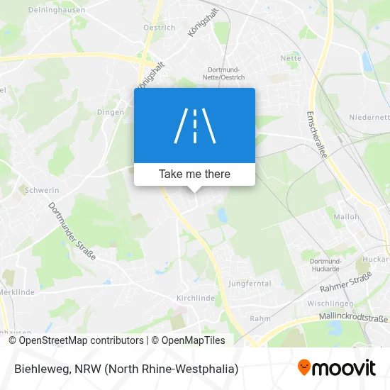 Biehleweg map