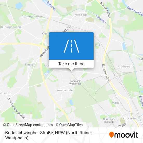 Карта Bodelschwingher Straße