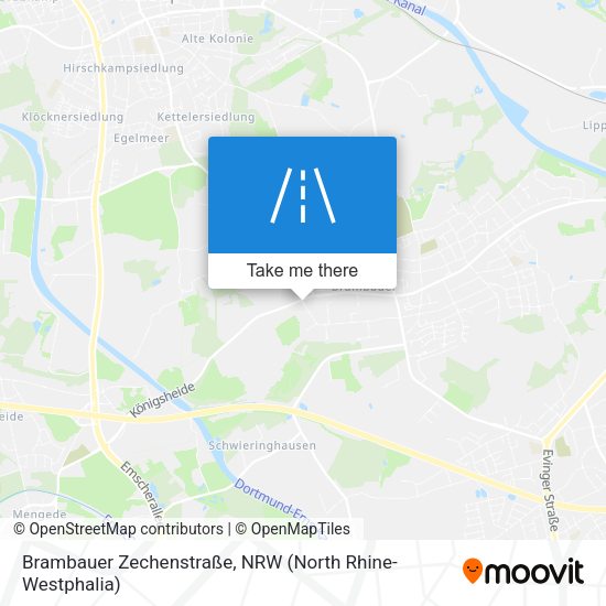 Brambauer Zechenstraße map