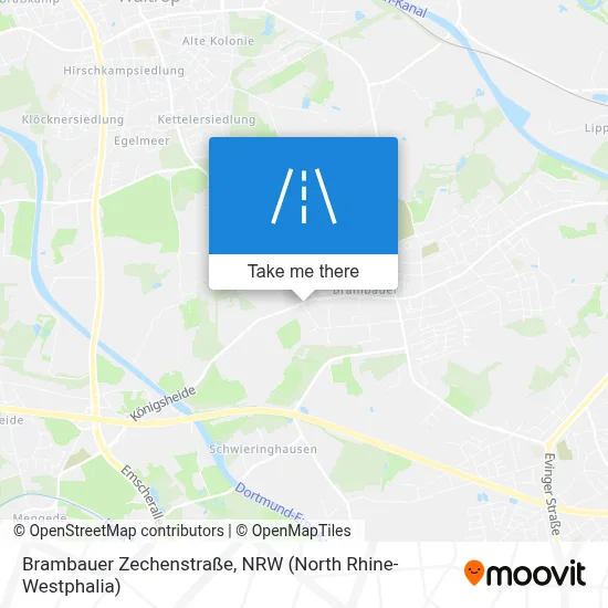 Brambauer Zechenstraße map