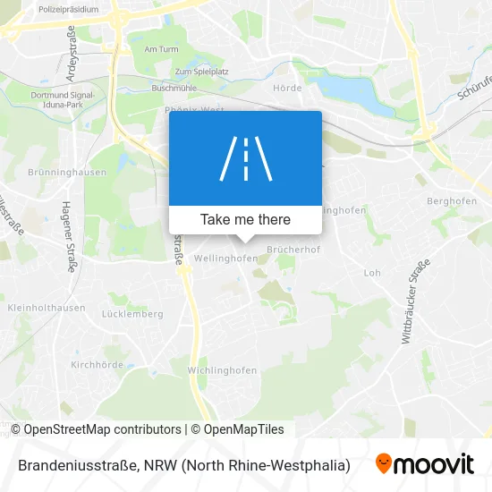 Brandeniusstraße map