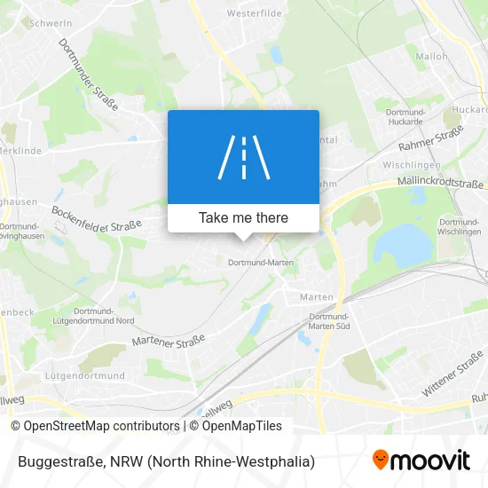 Карта Buggestraße