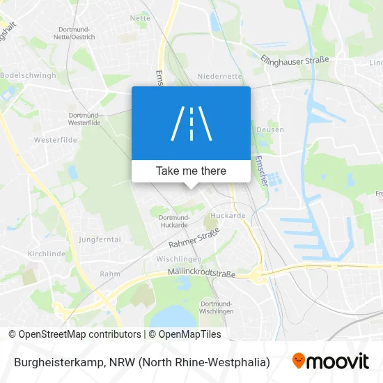 Burgheisterkamp map