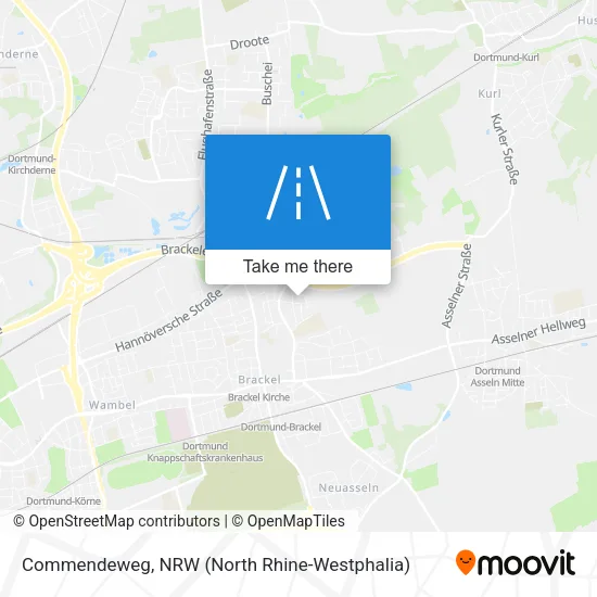 Карта Commendeweg