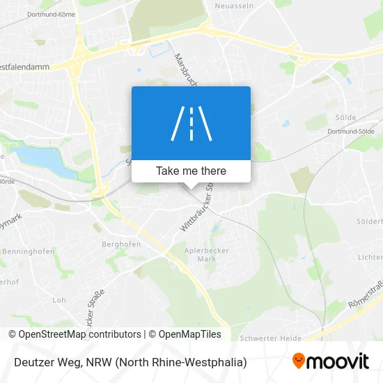 Deutzer Weg map