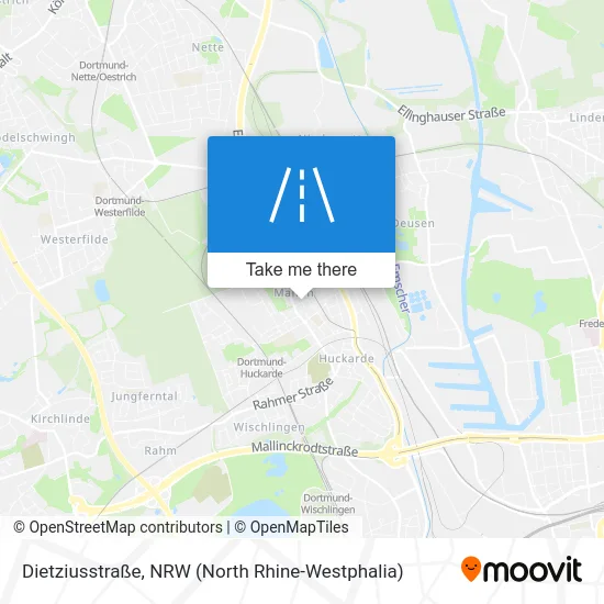 Карта Dietziusstraße