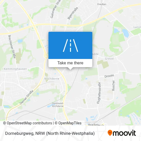 Dorneburgweg map