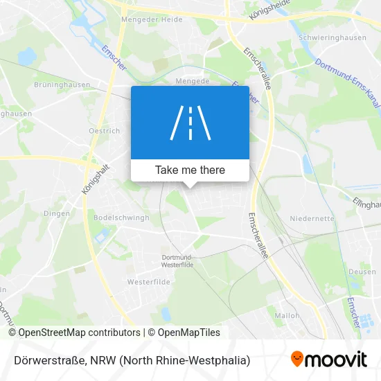Карта Dörwerstraße