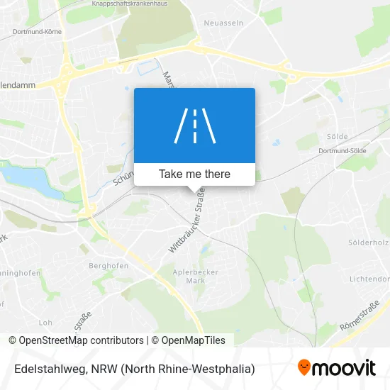 Edelstahlweg map