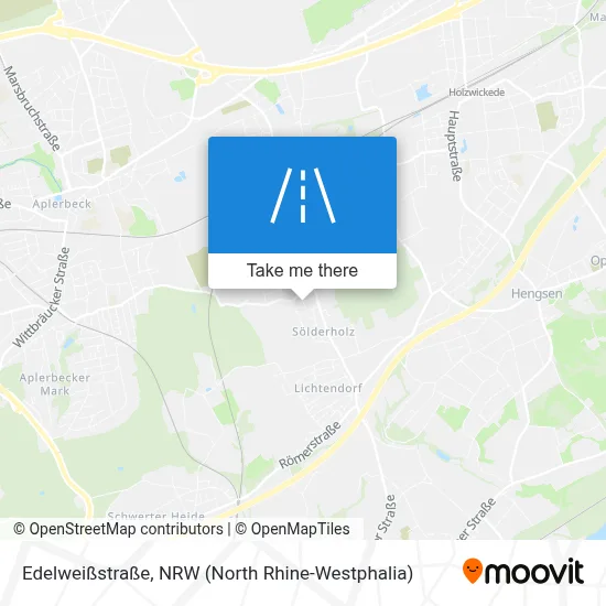 Edelweißstraße map