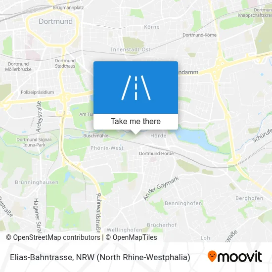 Elias-Bahntrasse map