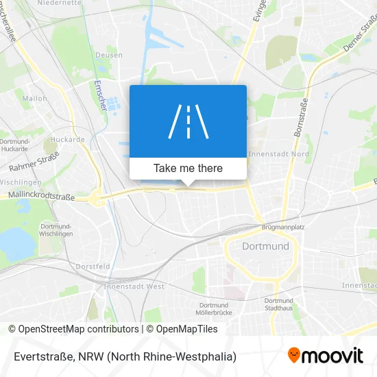 Evertstraße map