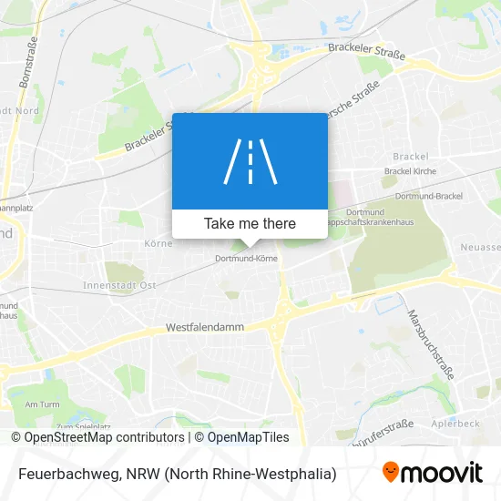 Карта Feuerbachweg