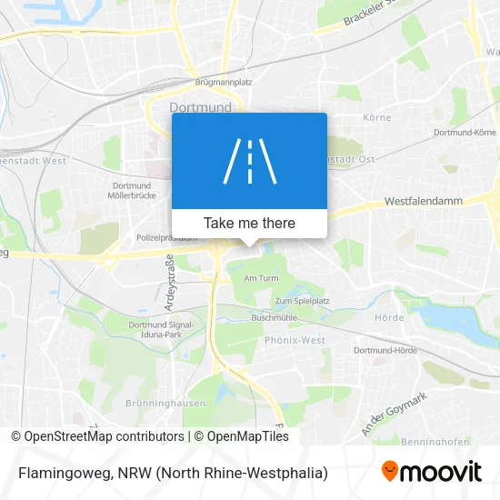 Карта Flamingoweg