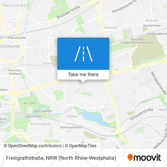 Карта Freiligrathstraße