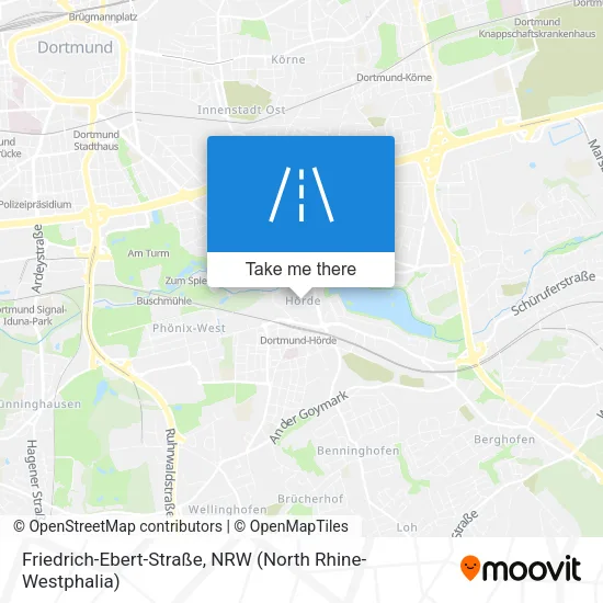 Карта Friedrich-Ebert-Straße