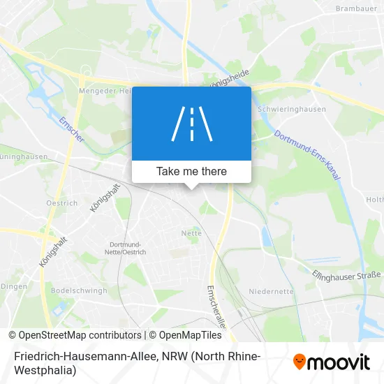 Friedrich-Hausemann-Allee map