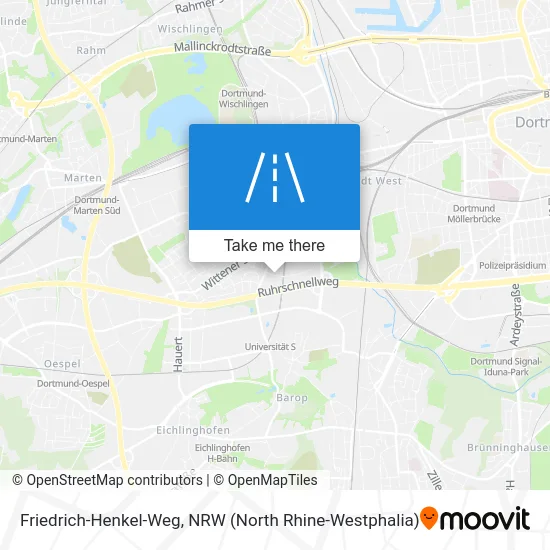 Friedrich-Henkel-Weg map