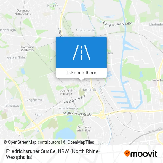 Карта Friedrichsruher Straße