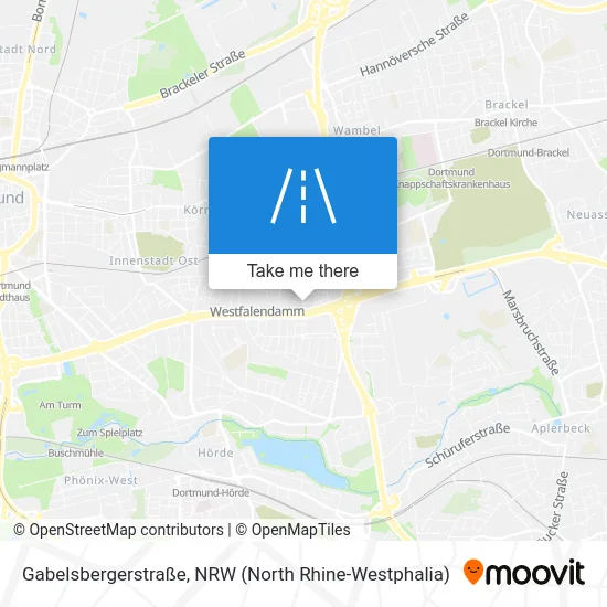 Gabelsbergerstraße map