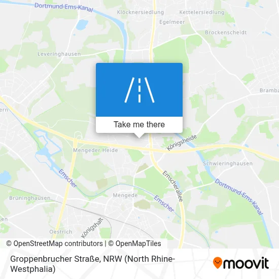 Groppenbrucher Straße map