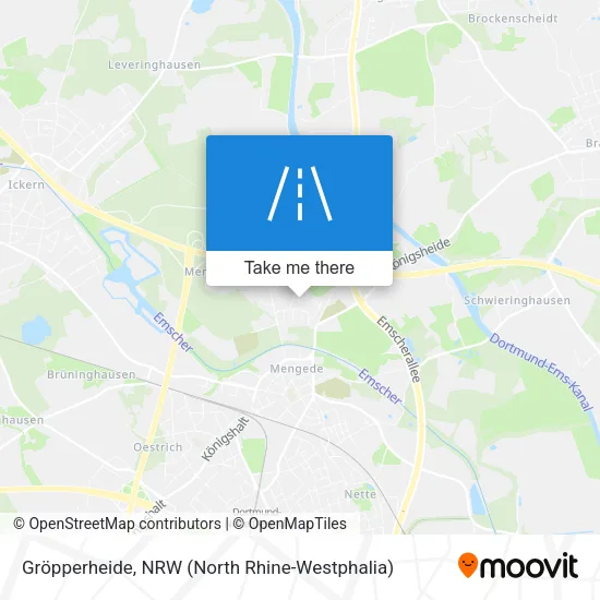 Карта Gröpperheide