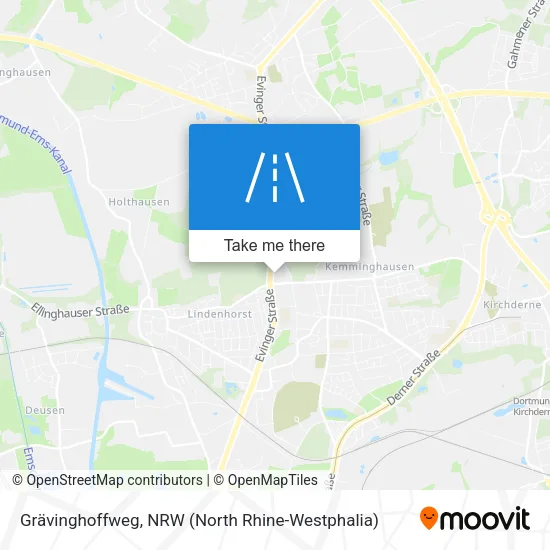 Карта Grävinghoffweg