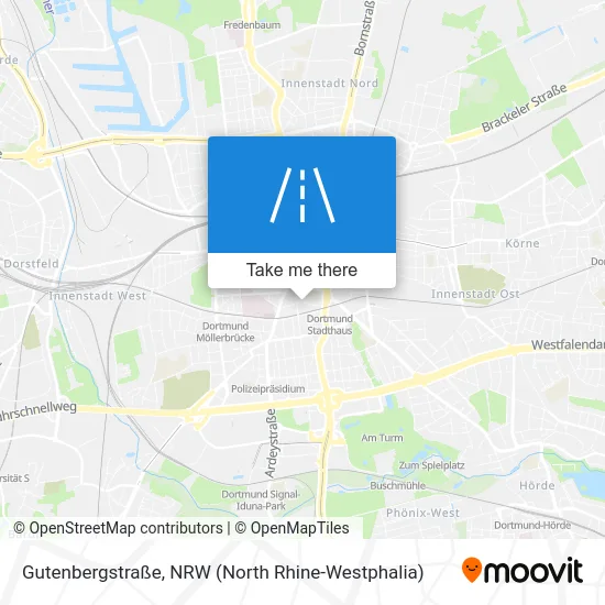 Gutenbergstraße map