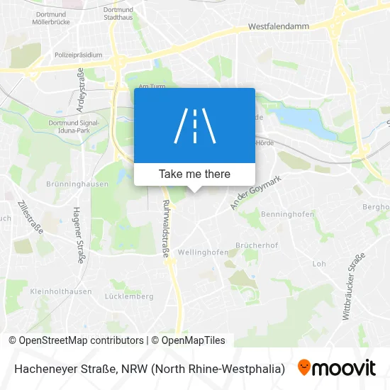 Hacheneyer Straße map