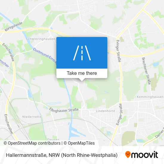 Hallermannstraße map