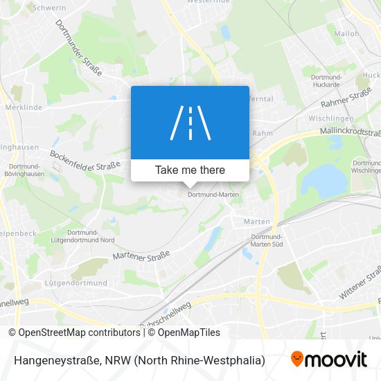 Hangeneystraße map