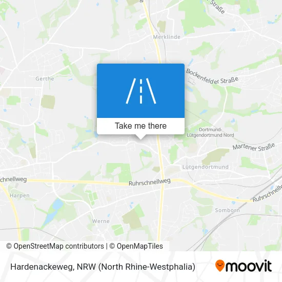 Карта Hardenackeweg