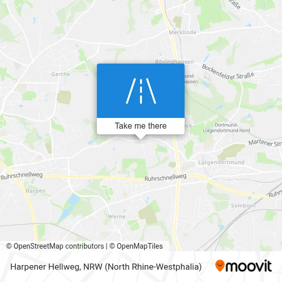 Harpener Hellweg map