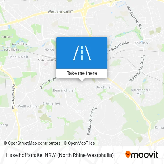 Карта Haselhoffstraße