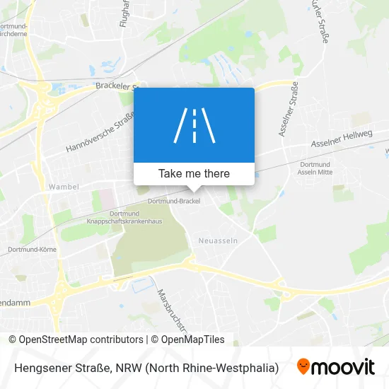 Hengsener Straße map