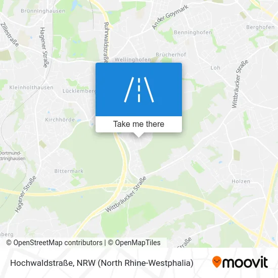 Карта Hochwaldstraße