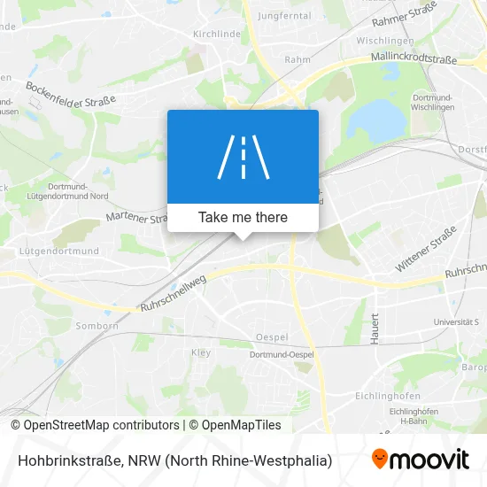 Hohbrinkstraße map