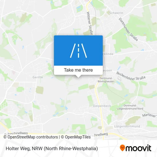 Holter Weg map