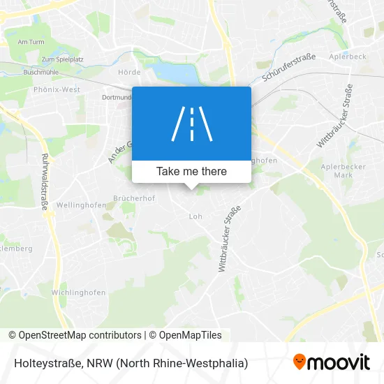 Карта Holteystraße