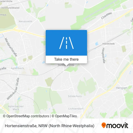 Карта Hortensienstraße