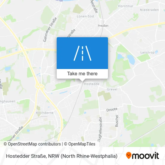 Hostedder Straße map