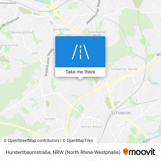 Hundertbaumstraße map