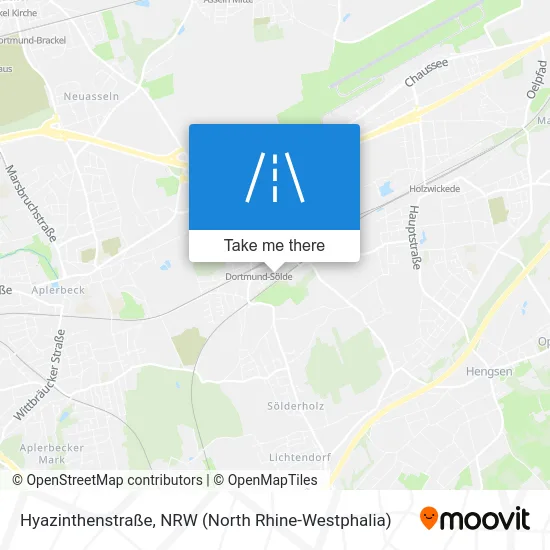 Карта Hyazinthenstraße