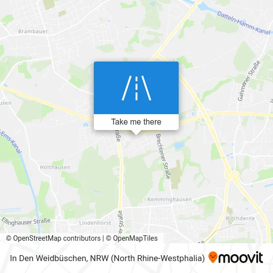 In Den Weidbüschen map