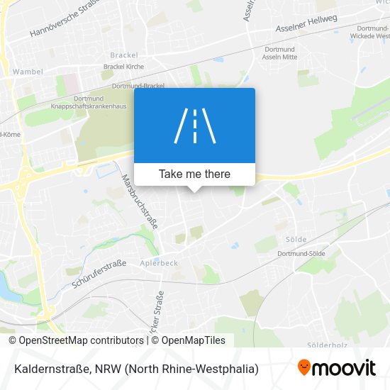 Kaldernstraße map
