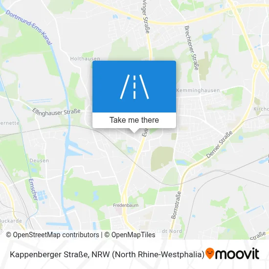 Kappenberger Straße map