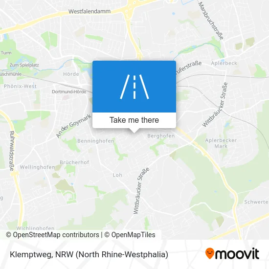 Карта Klemptweg