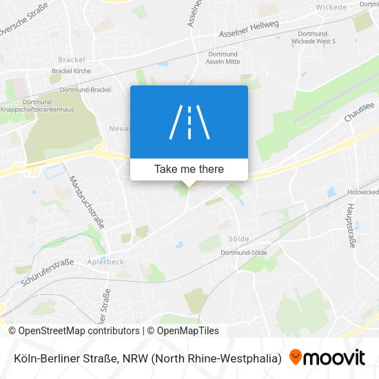Köln-Berliner Straße map