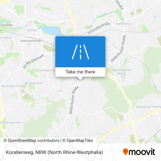 Карта Korallenweg