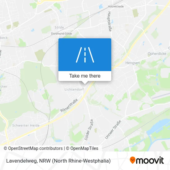 Карта Lavendelweg